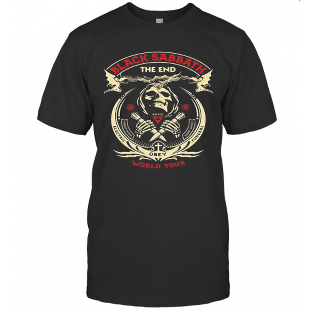Black Sabbath Death The End Tour Fan Graphic T-Shirt